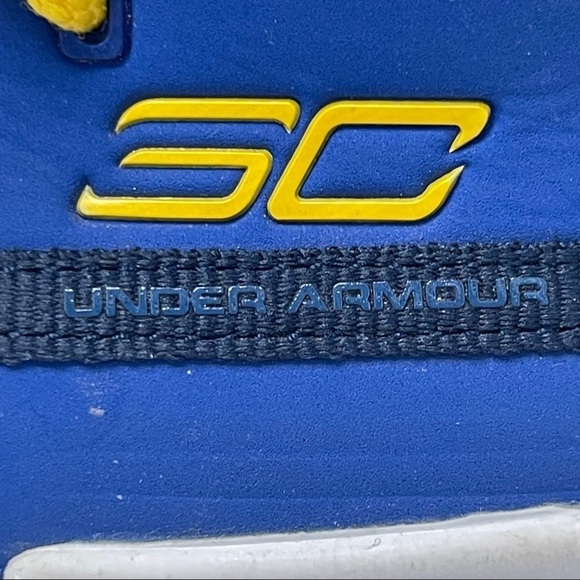 Under Armour UA SC 3zer0 II Basketball Shoes DS Boys GS Unisex Blue - Picture 10 of 14